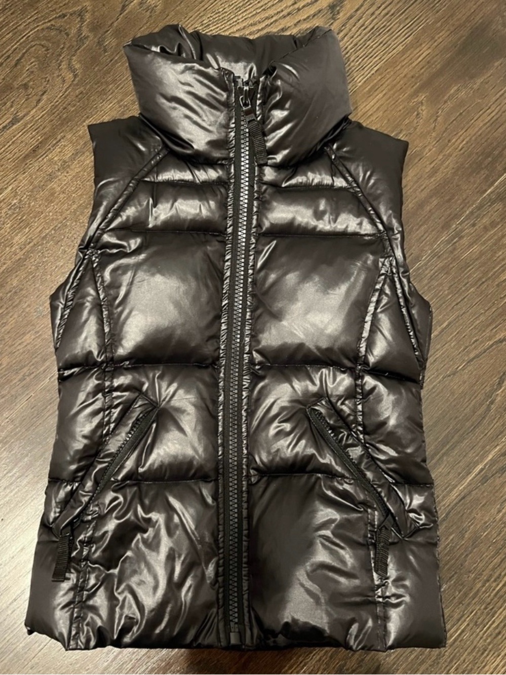 Girls SAM FREEDOM PUFFER VEST BLACK Size 8